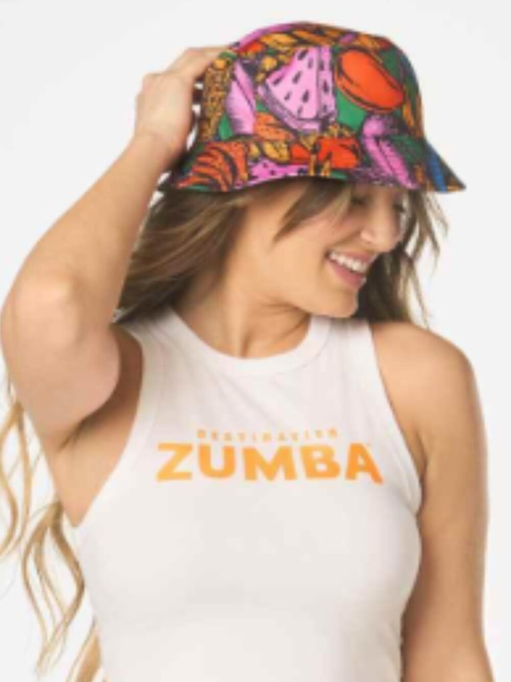 Zumba Wear Destination Zumba Reversible Bucket Hat NWOT